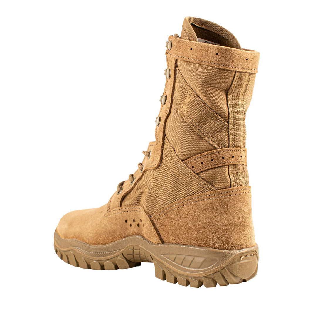 Belleville 520 MOTO USMC Ultralight assault boot angled instep view.