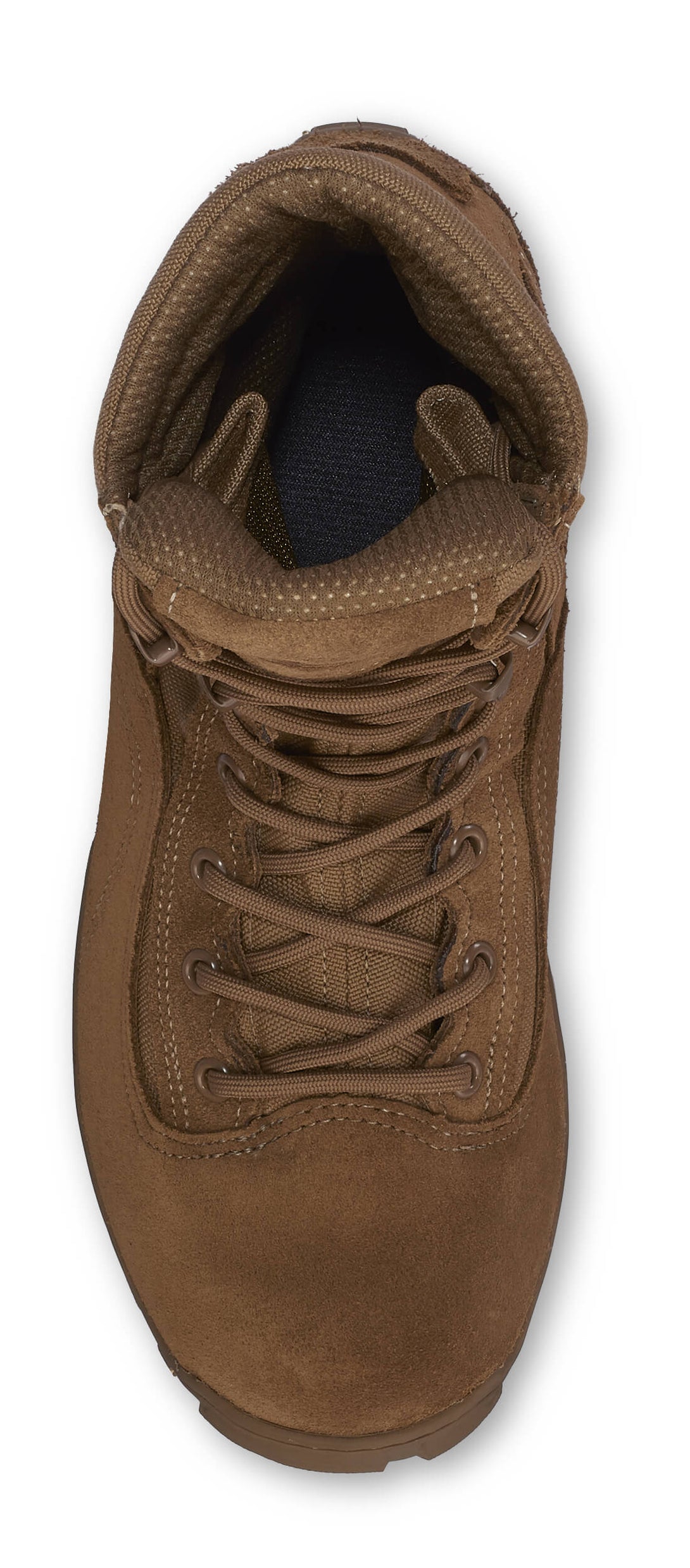 Belleville 533ST Coyote Sabre hot weather hybrid steel toe assault boot top.