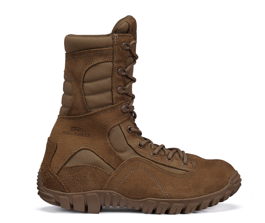 Belleville 533ST Coyote Sabre hot weather hybrid steel toe assault boot profile.