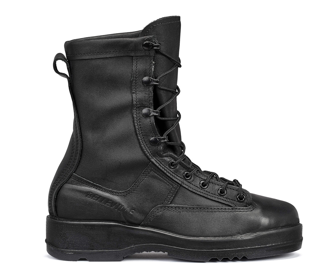 Belleville 800ST waterproof Gore-Tex steel toe flight & flight deck boot profile.