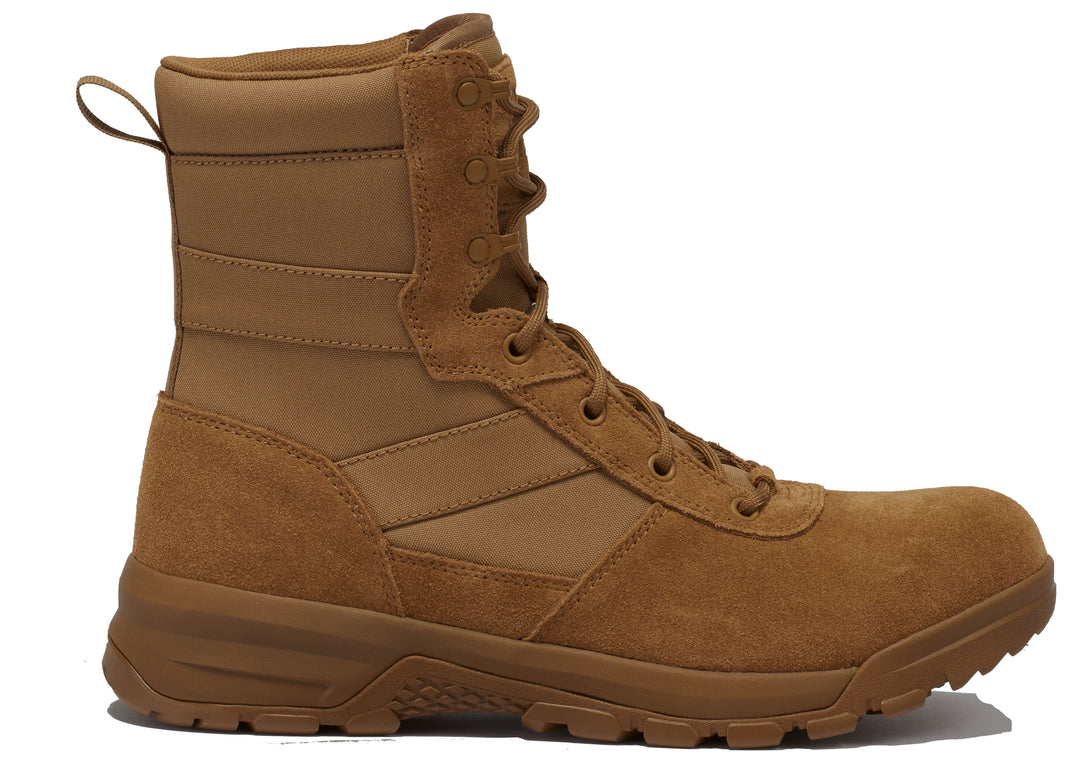 Belleville Spear Point BV518 coyote hot weather boot profile.