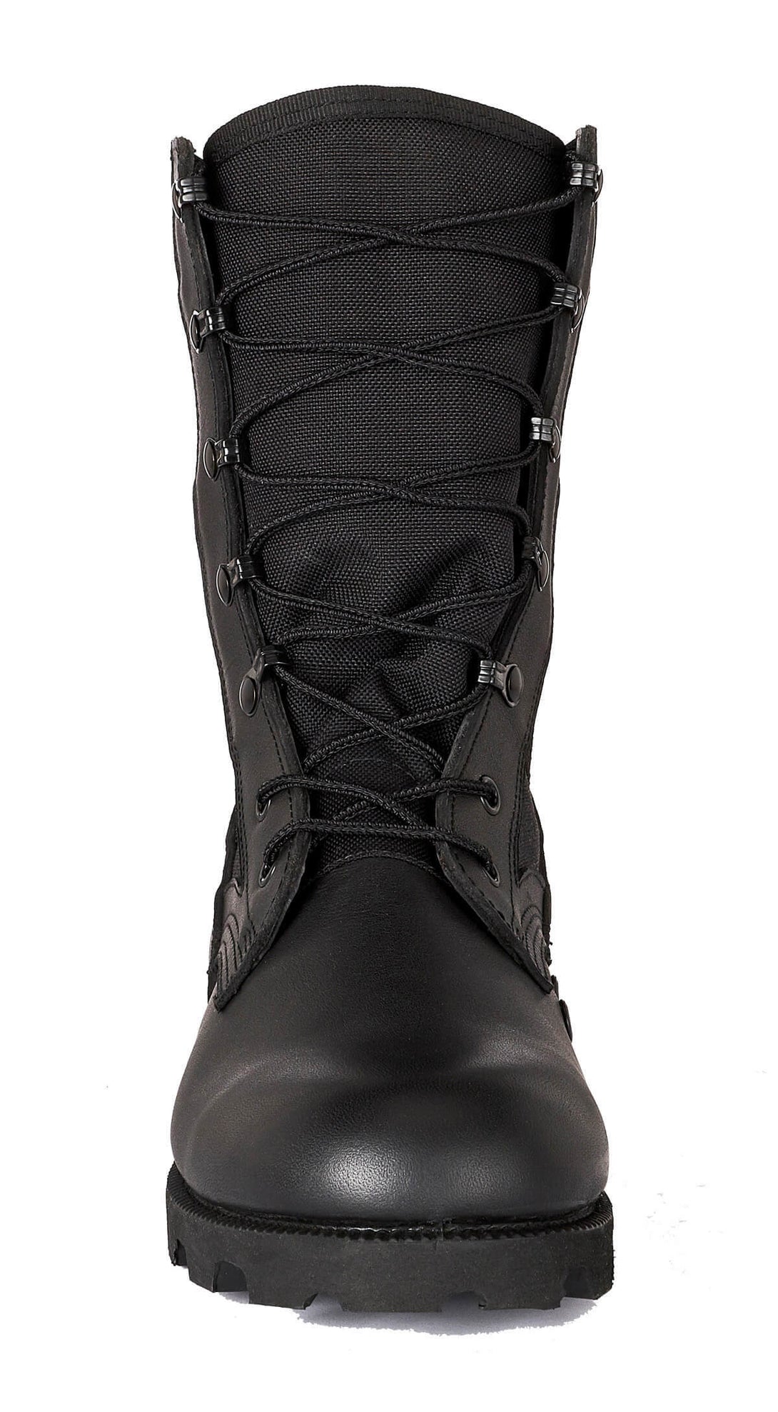 Belleville BV903PR canopy black puncture resistant jungle boot front.