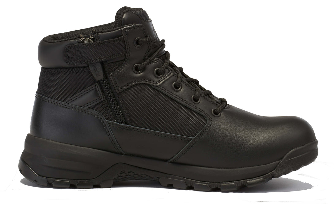 Belleville Spear Point BV915Z black lightweight side zip 5" tactical boot instep.