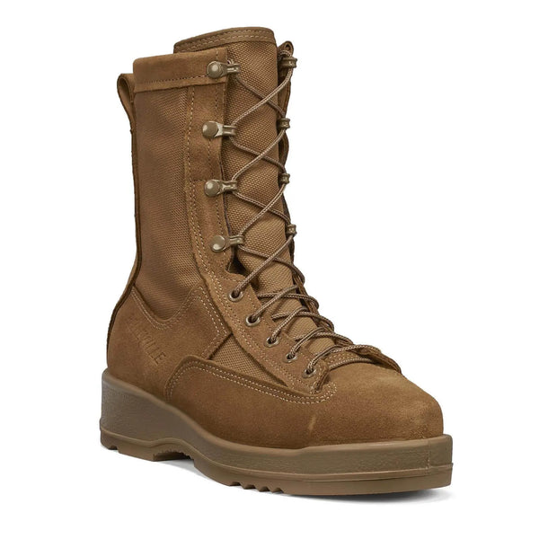 Belleville 330 COY ST coyote hot weather steel toe flight boot - front profile.