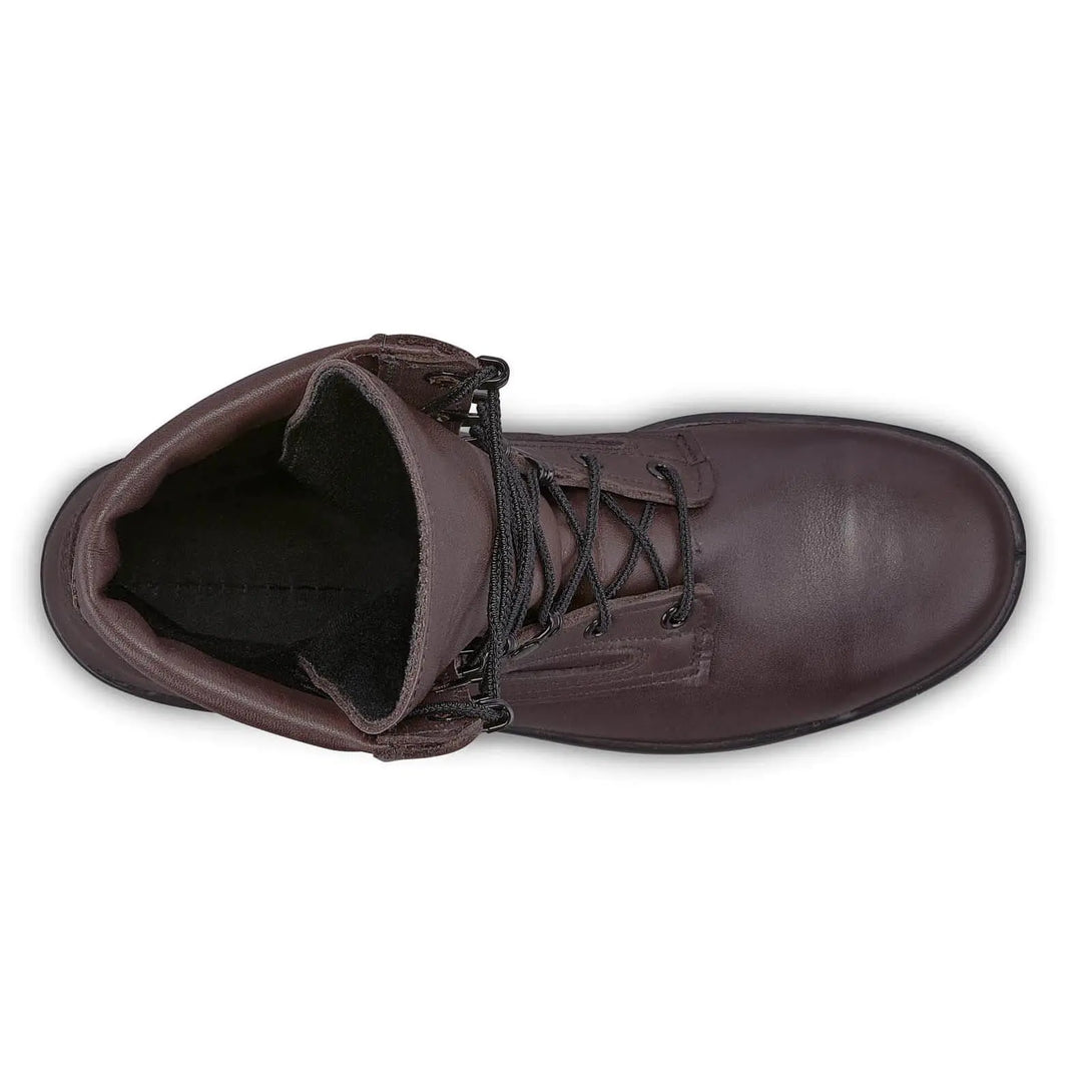 Top-down view of Belleville 339 ST Boot showing spacious toe box and breathable interior lining.