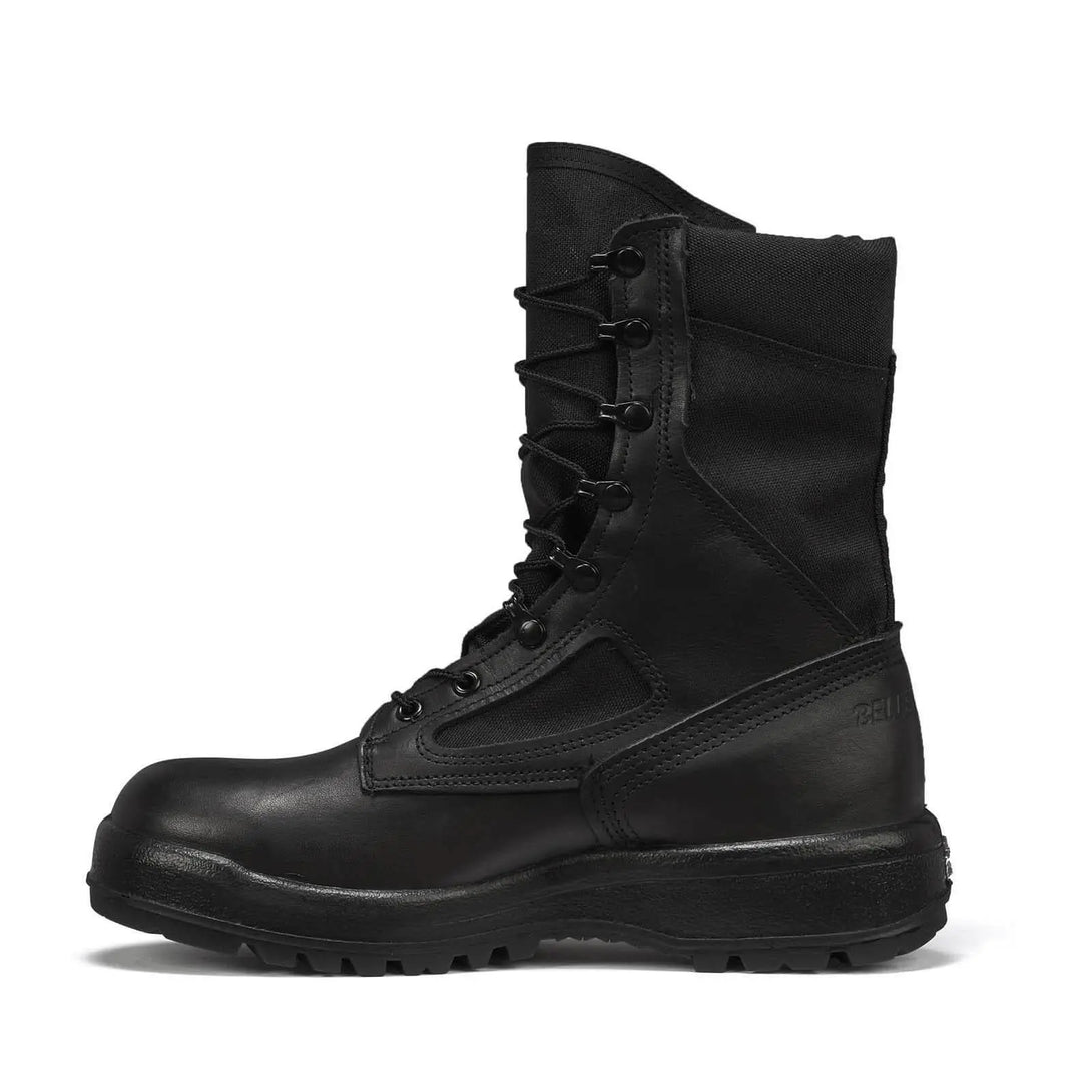 Belleville 390 TROP Black Hot Weather Combat Boot - instep profile.