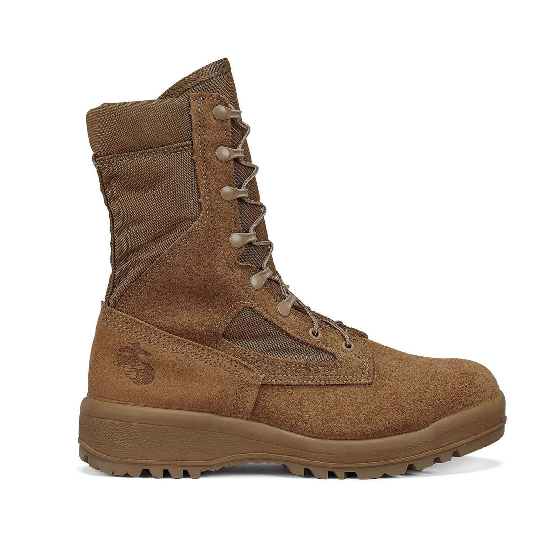 Belleville 550 ST USMC hot weather steel toe combat boot - outstep profile.