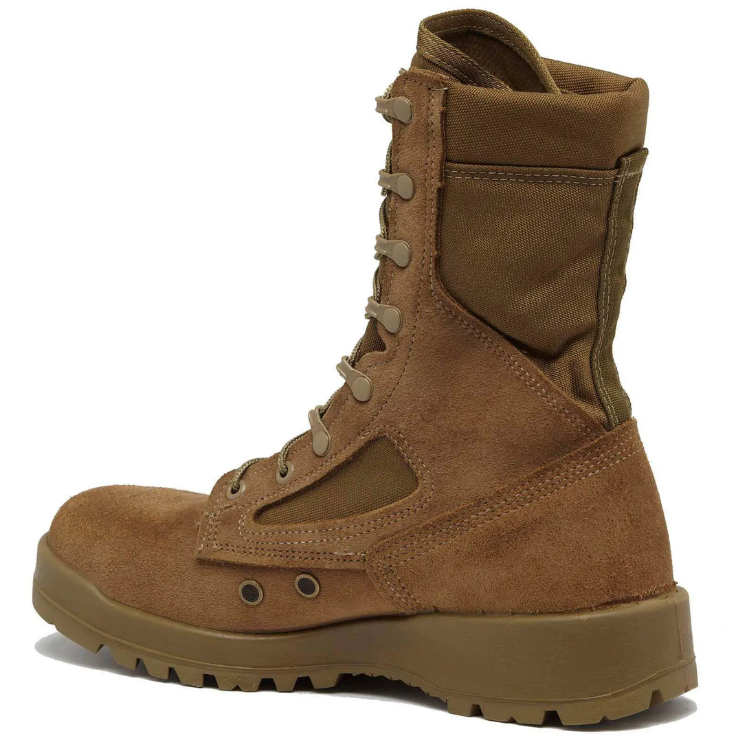 Belleville 590 USMC hot weather EGA combat boot - instep profile.