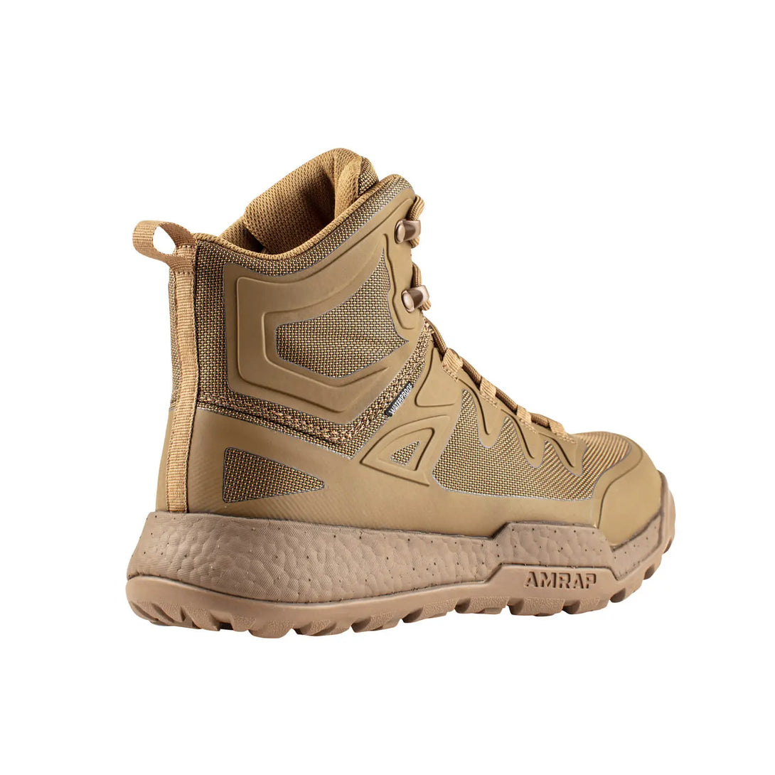 Belleville BV570WPT coyote AMRAP vapor waterproof boot - outstep angled profile.