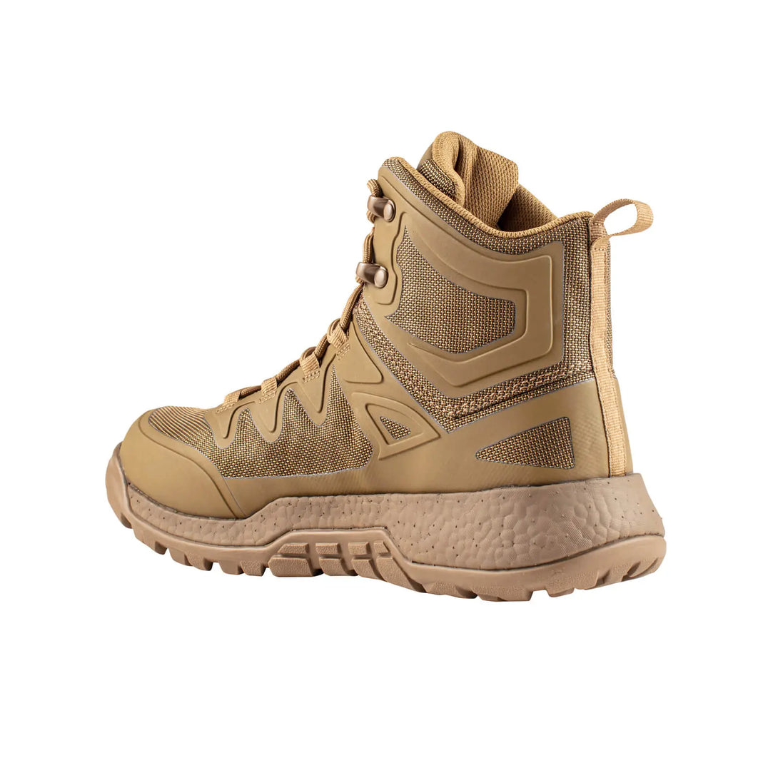 Belleville BV570WPT coyote AMRAP vapor waterproof boot - instep angled profile.