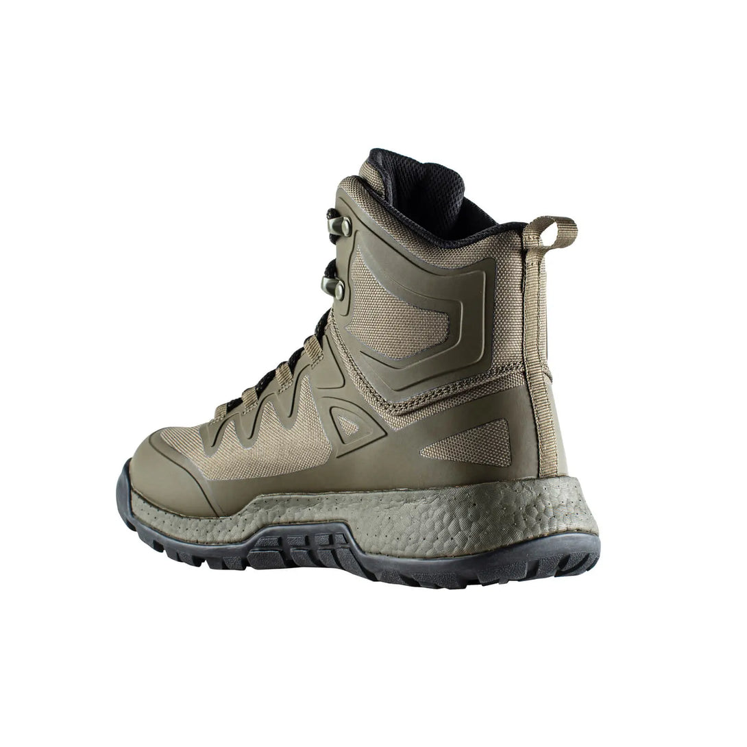 Belleville BV670WPT AMRAP ranger green vapor waterproof boot - front instep profile.
