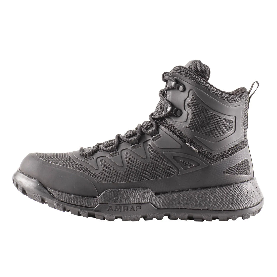 Belleville BV970ZWPT black AMRAP vapor waterproof boot - outstep profile.