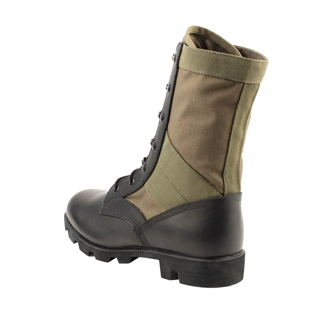 Belleville BV503PR canopy olive drab jungle boot - outstep back profile.