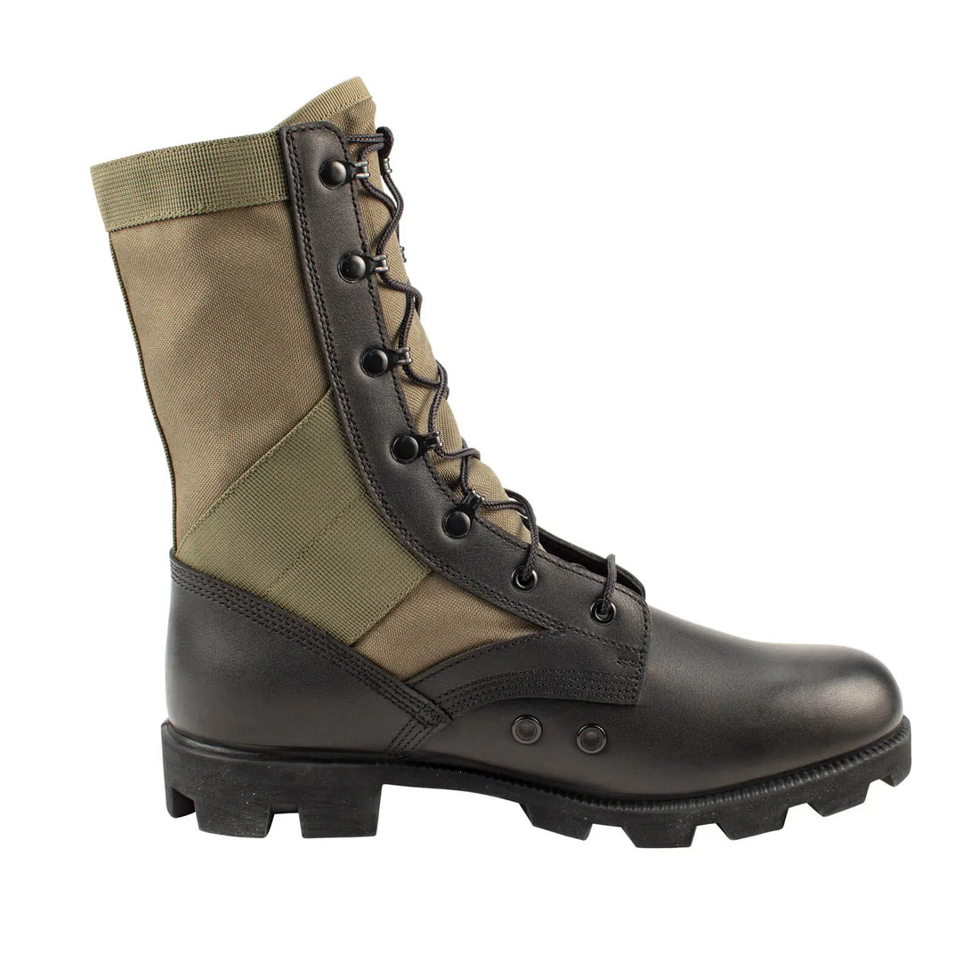 Belleville BV503PR canopy olive drab jungle boot - instep profile.