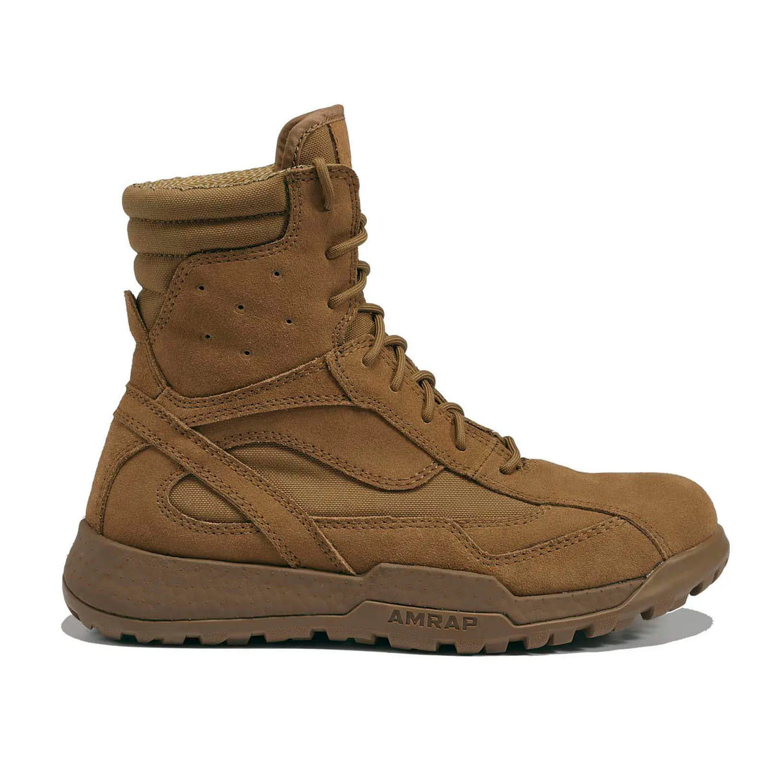 Belleville BV505 coyote AMRAP athletic field boot. - outstep profile.