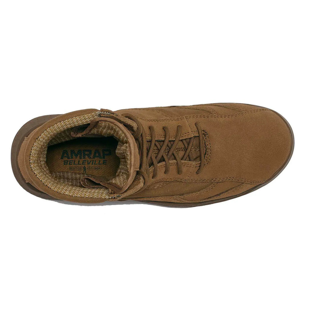 Belleville BV505 coyote AMRAP athletic field boot. - overhead.