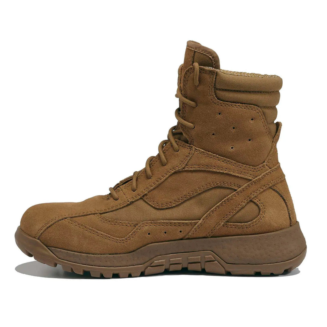 Belleville BV505 coyote AMRAP athletic field boot. - instep profile.