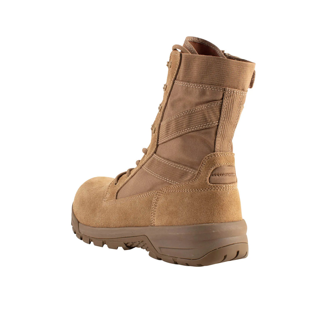 Belleville BV508Z CT Spear Point composite toe side-zip boot - outstep profile angled.