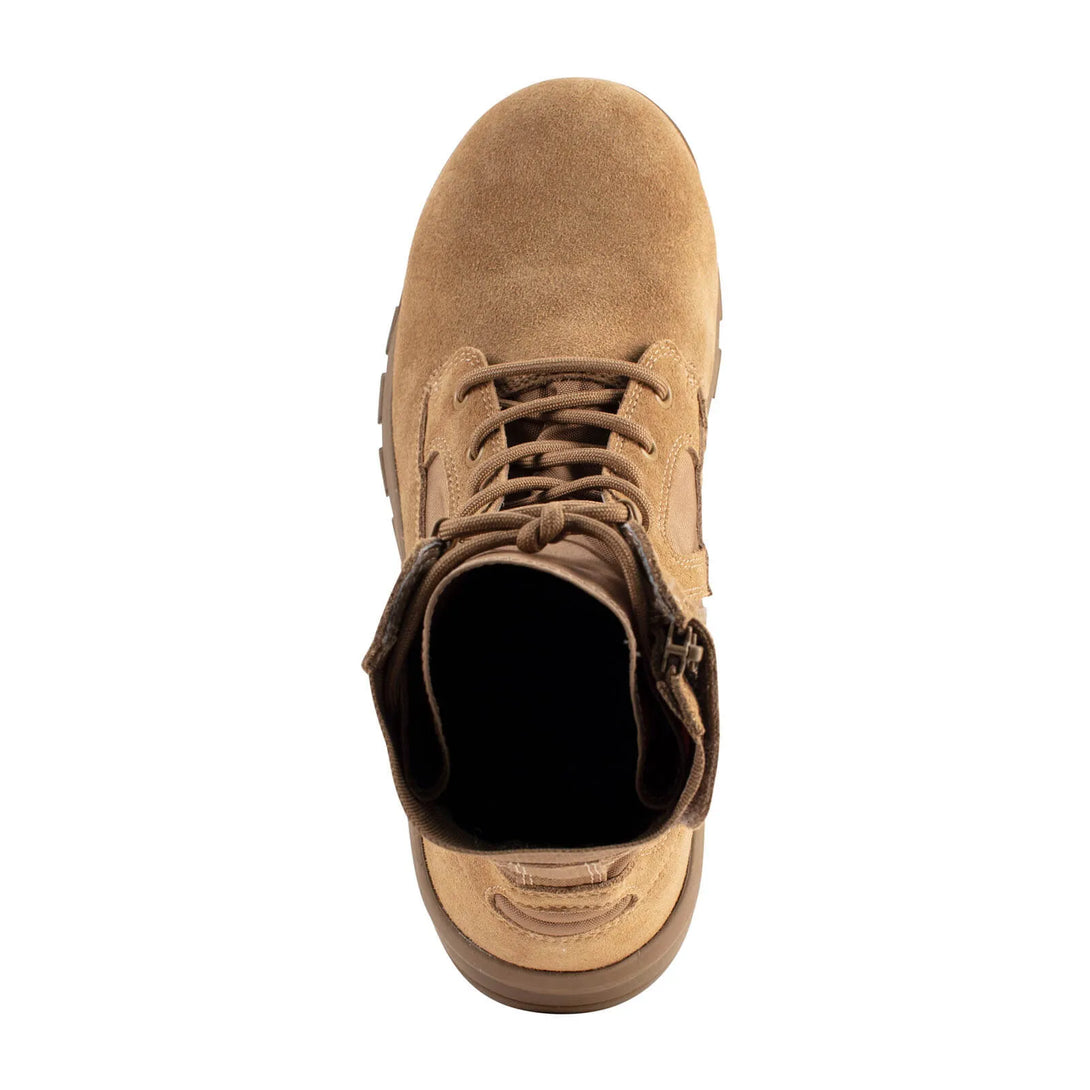 Belleville BV508Z CT Spear Point composite toe side-zip boot - overhead.