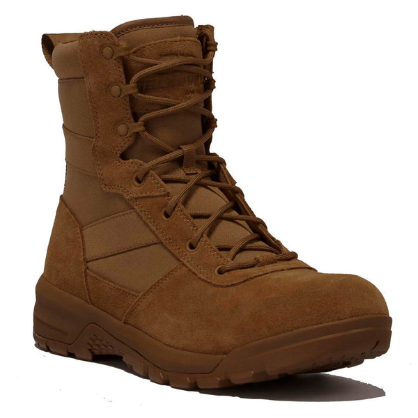 Belleville Spear Point BV518 coyote hot weather boot - front profile.