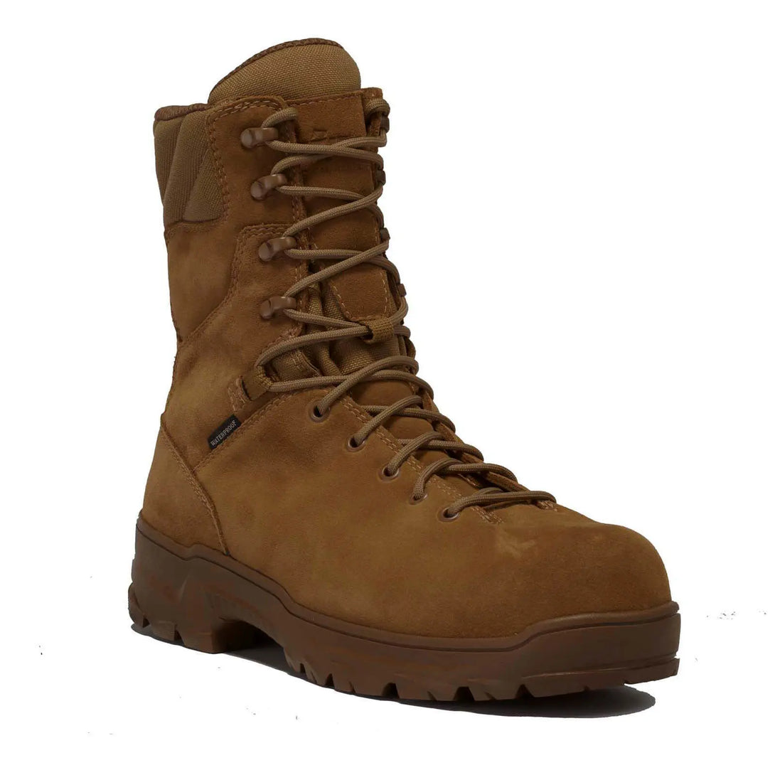 Belleville BV555INSCT SQUALL waterproof insulated composite toe coyote boot - front profile.