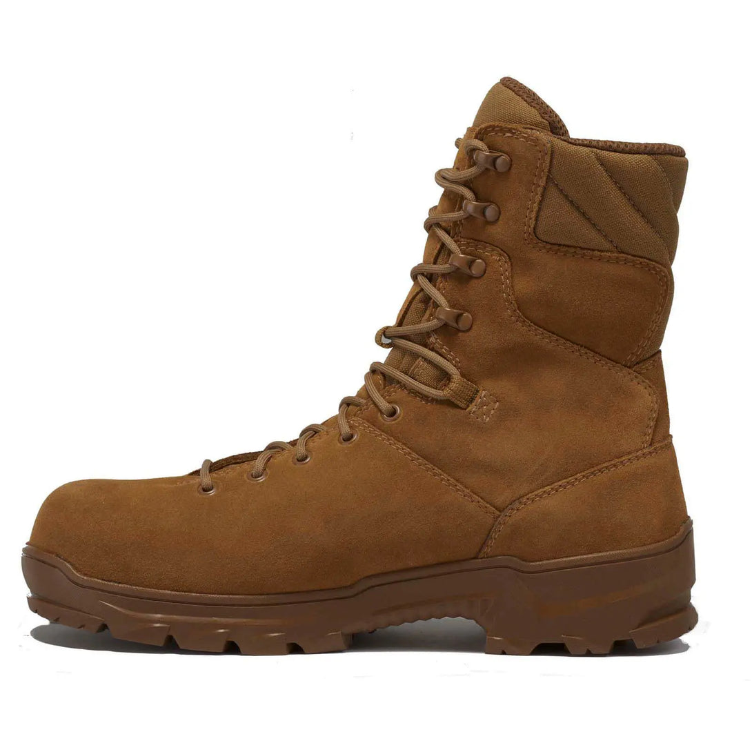 Belleville BV555INSCT SQUALL waterproof insulated composite toe coyote boot - instep profile.