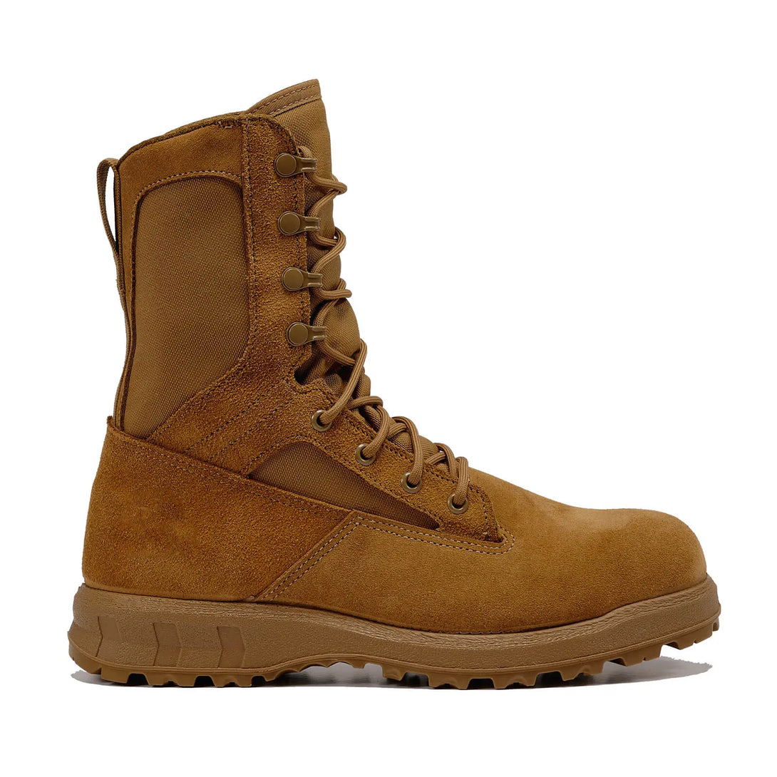 Belleville C290 ARMR LTE ultralight coyote combat and training boot - outstep profile.