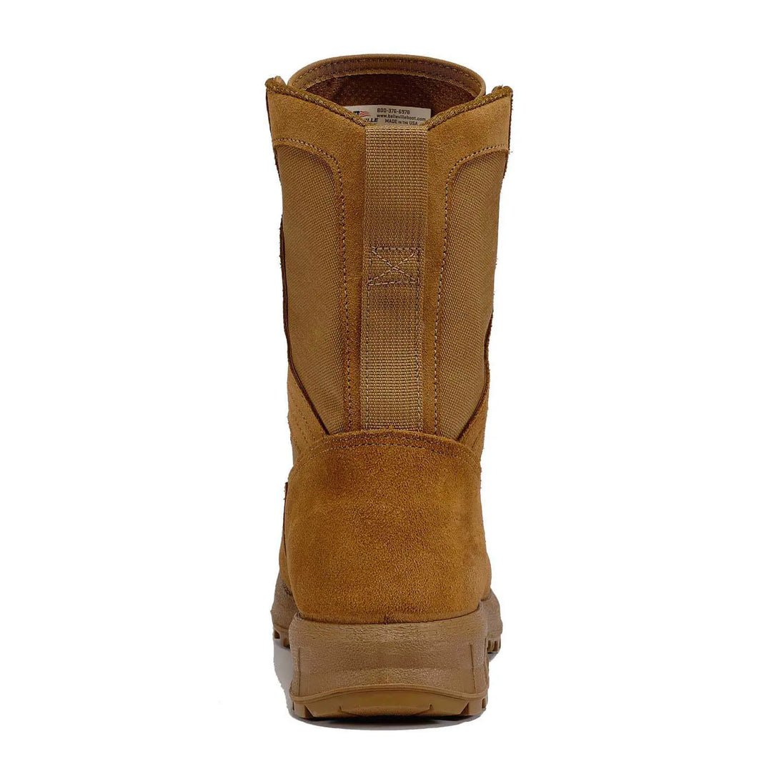 Belleville C290 ARMR LTE ultralight coyote combat and training boot - back.