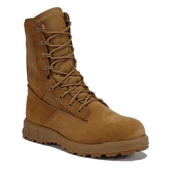 Belleville C290 ARMR LTE ultralight coyote combat and training boot - front profile.