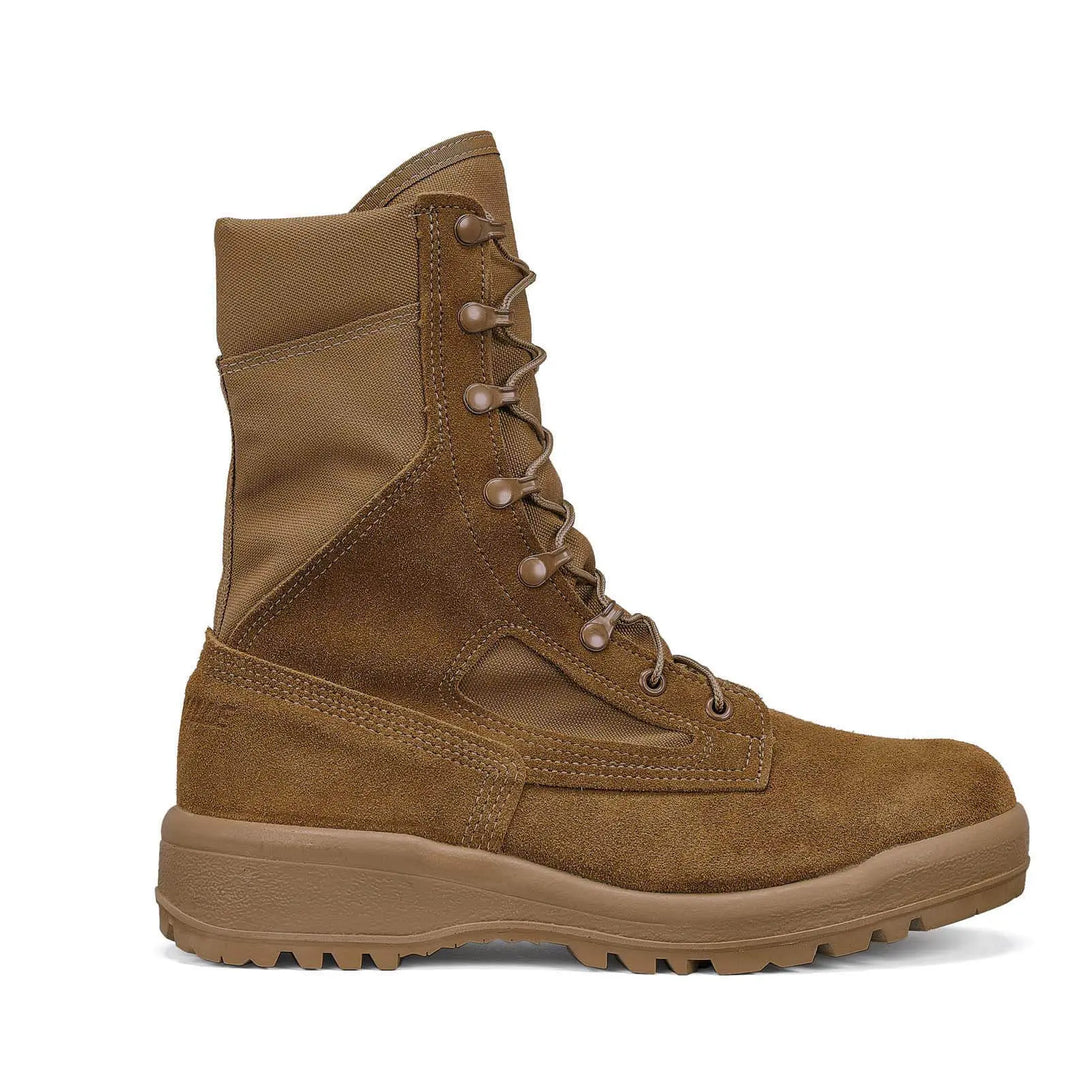 Belleville C300ST coyote hot weather steel toe boot - outstep profile.