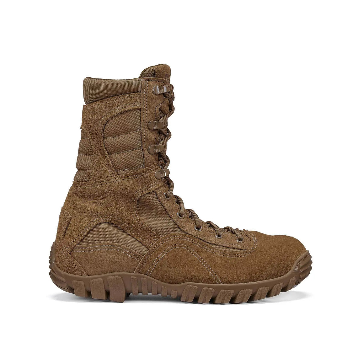 Belleville Sabre C333 coyote hot weather assault boot - outstep profile.
