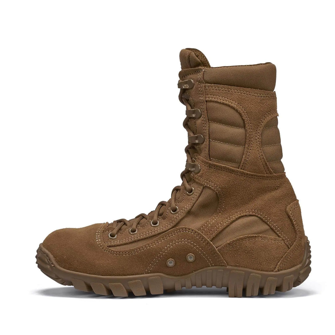 Belleville Sabre C333 coyote hot weather assault boot - instep profile.