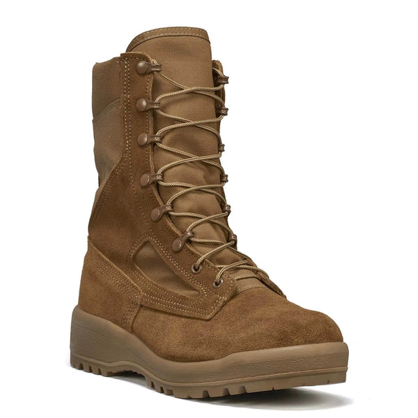 Belleville C390 coyote hot weather combat boot - front profile.