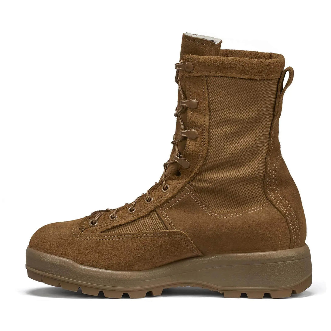 Belleville C795 coyote waterproof insulated instep profile view.