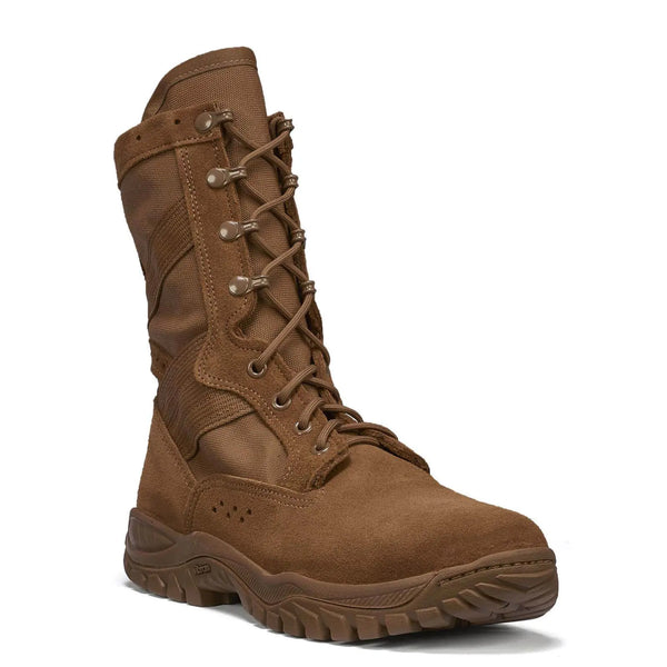 Belleville FC320 flyweight ultra light female assault boot, front profile view.