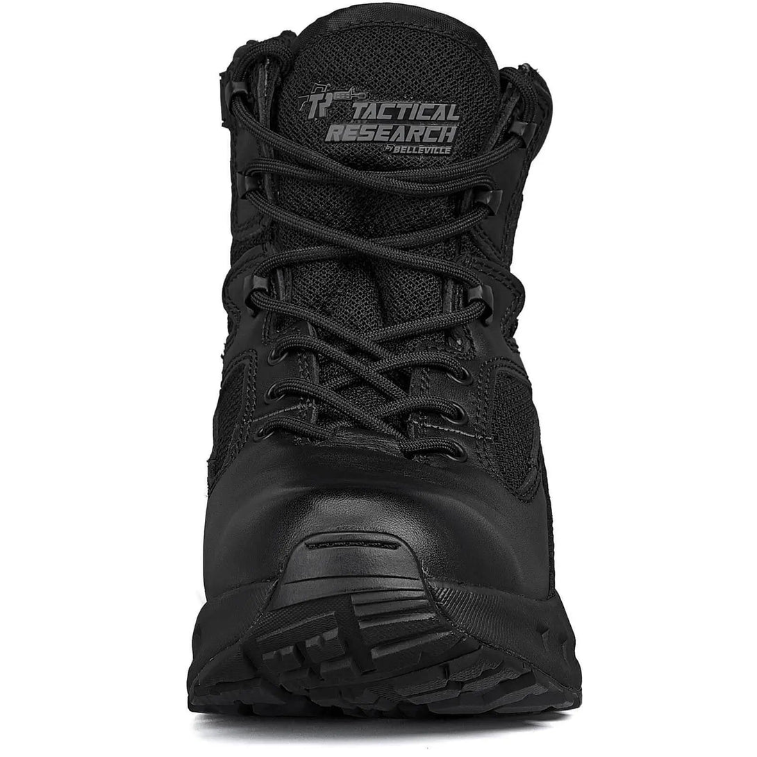 Belleville MAXX6Z 6" Maximalist side zip boot, front view.