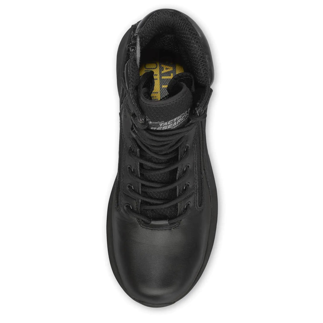 Belleville MAXX8Z 8" maximalist side zip tactical boot, overhead view.