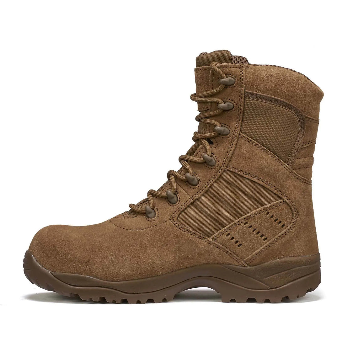 Belleville TR536CT guardian composite toe boot,  instep profile view.