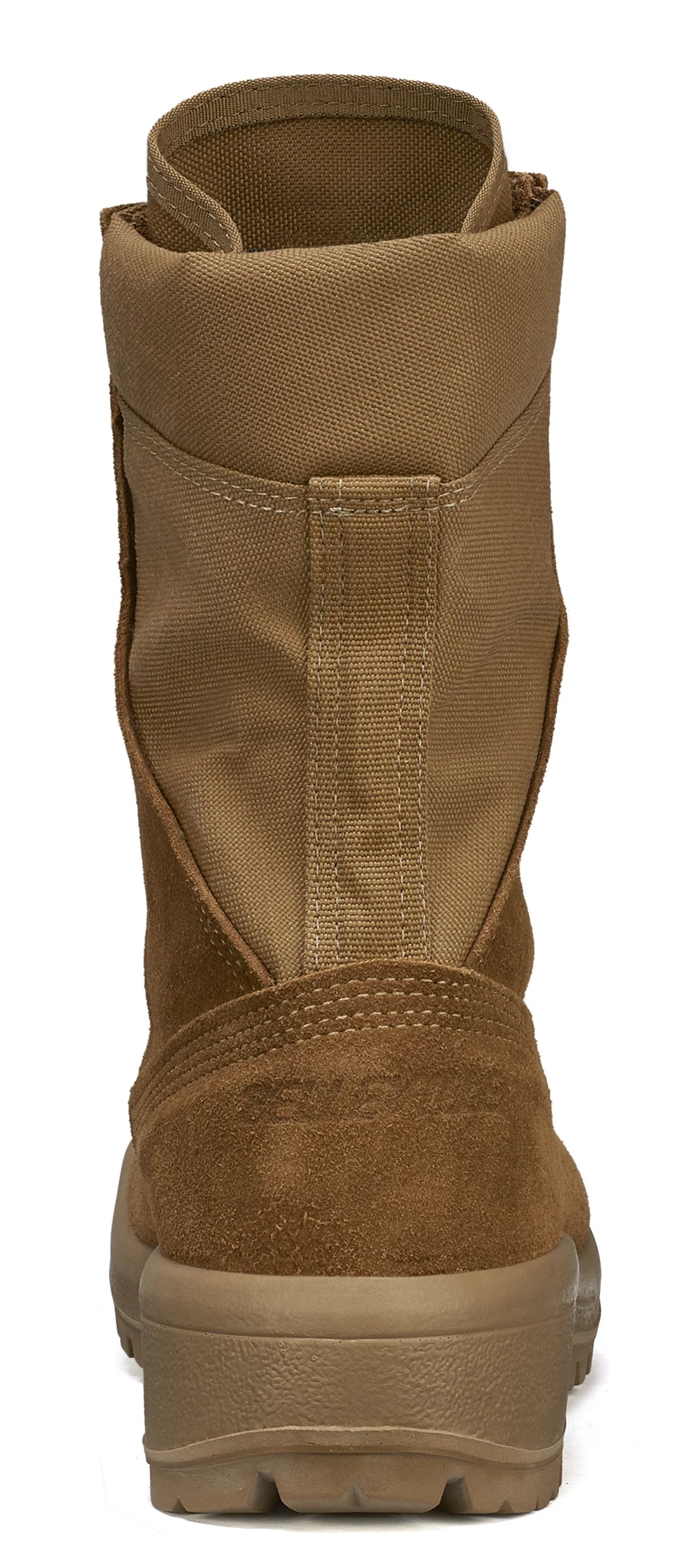 Belleville C300ST coyote hot weather steel toe boot back.