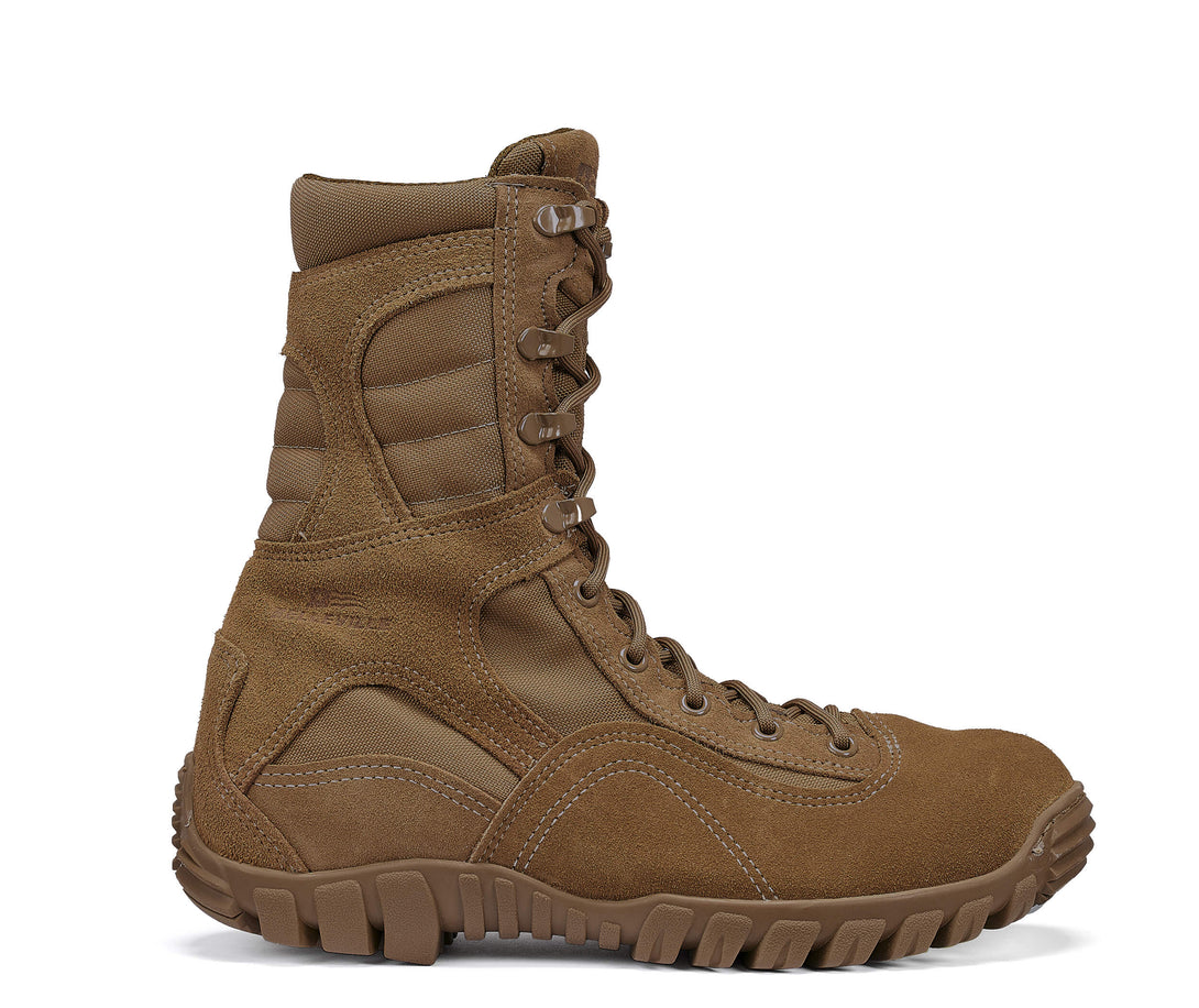 Belleville Sabre C333 coyote hot weather assault boot profile.