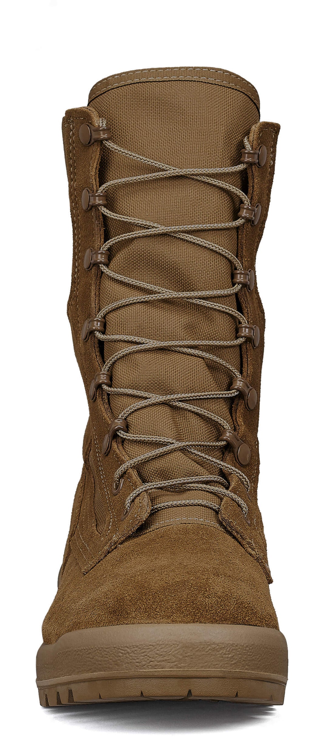 Belleville C390 coyote hot weather boot front.