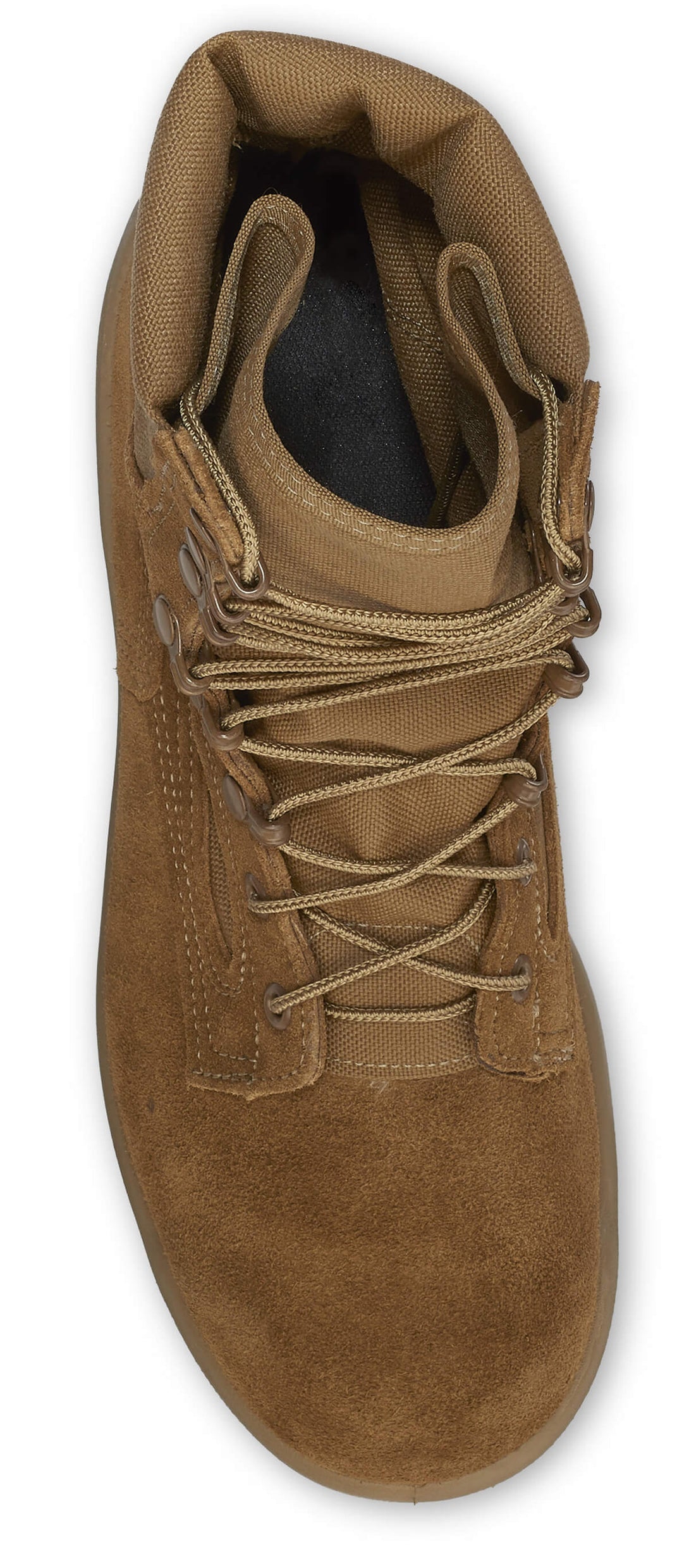 Belleville C390 coyote hot weather boot top.