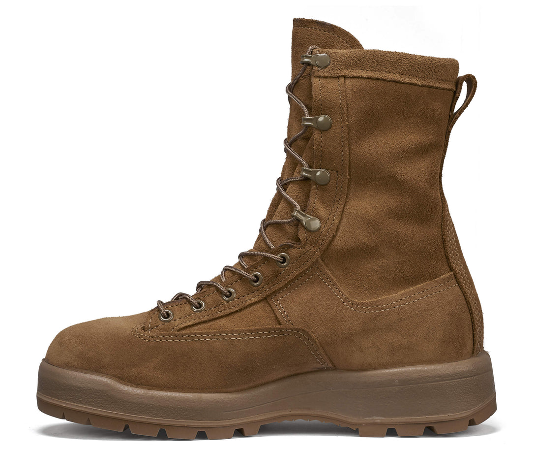 Belleville C775 coyote waterproof insulated boot instep.