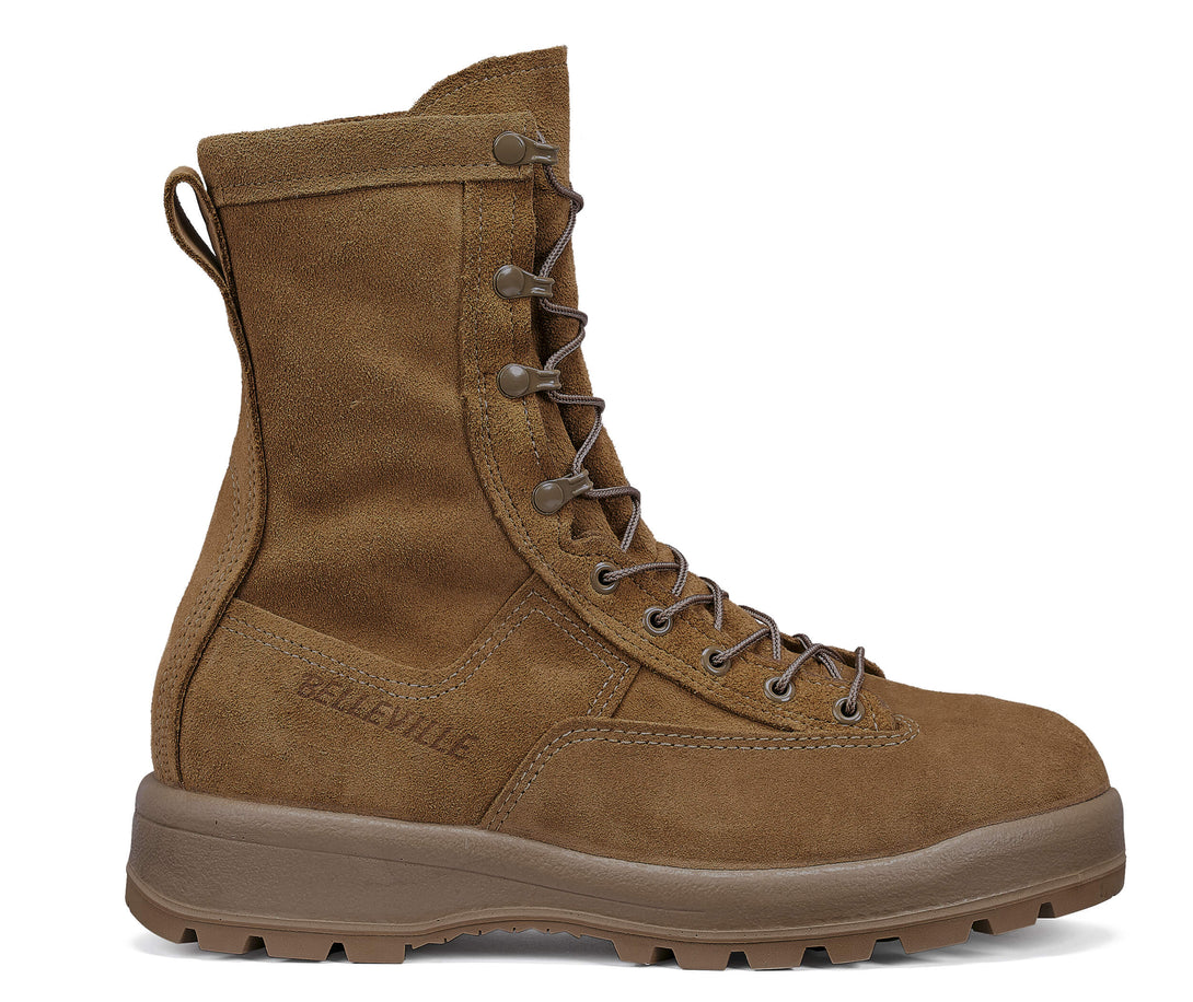 Belleville C775 coyote waterproof insulated boot profile.