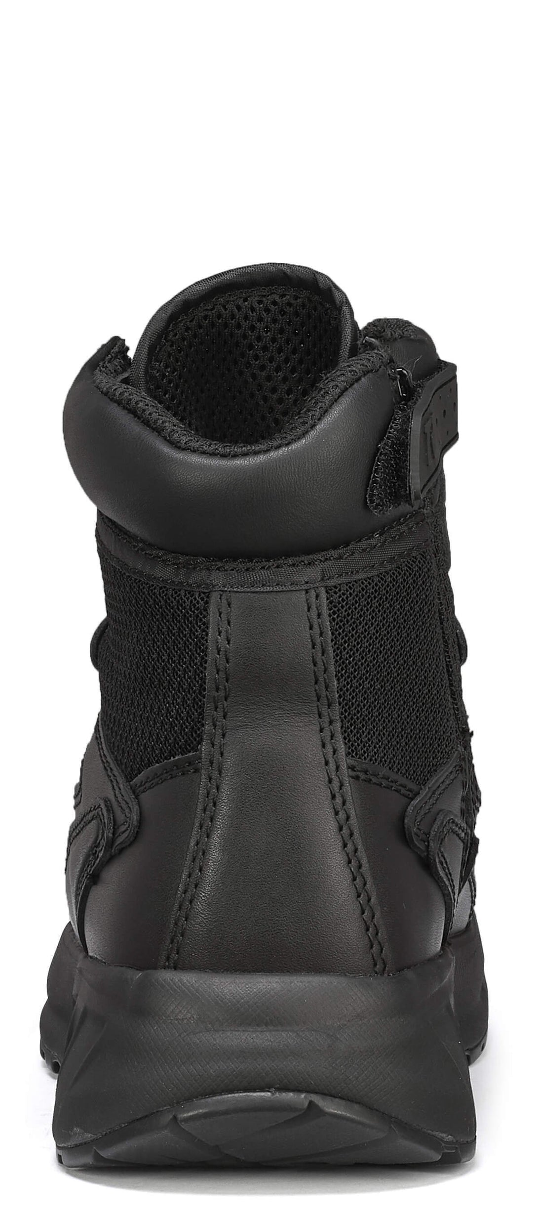 Belleville MAXX6Z 6" minimalist side zip boot back.