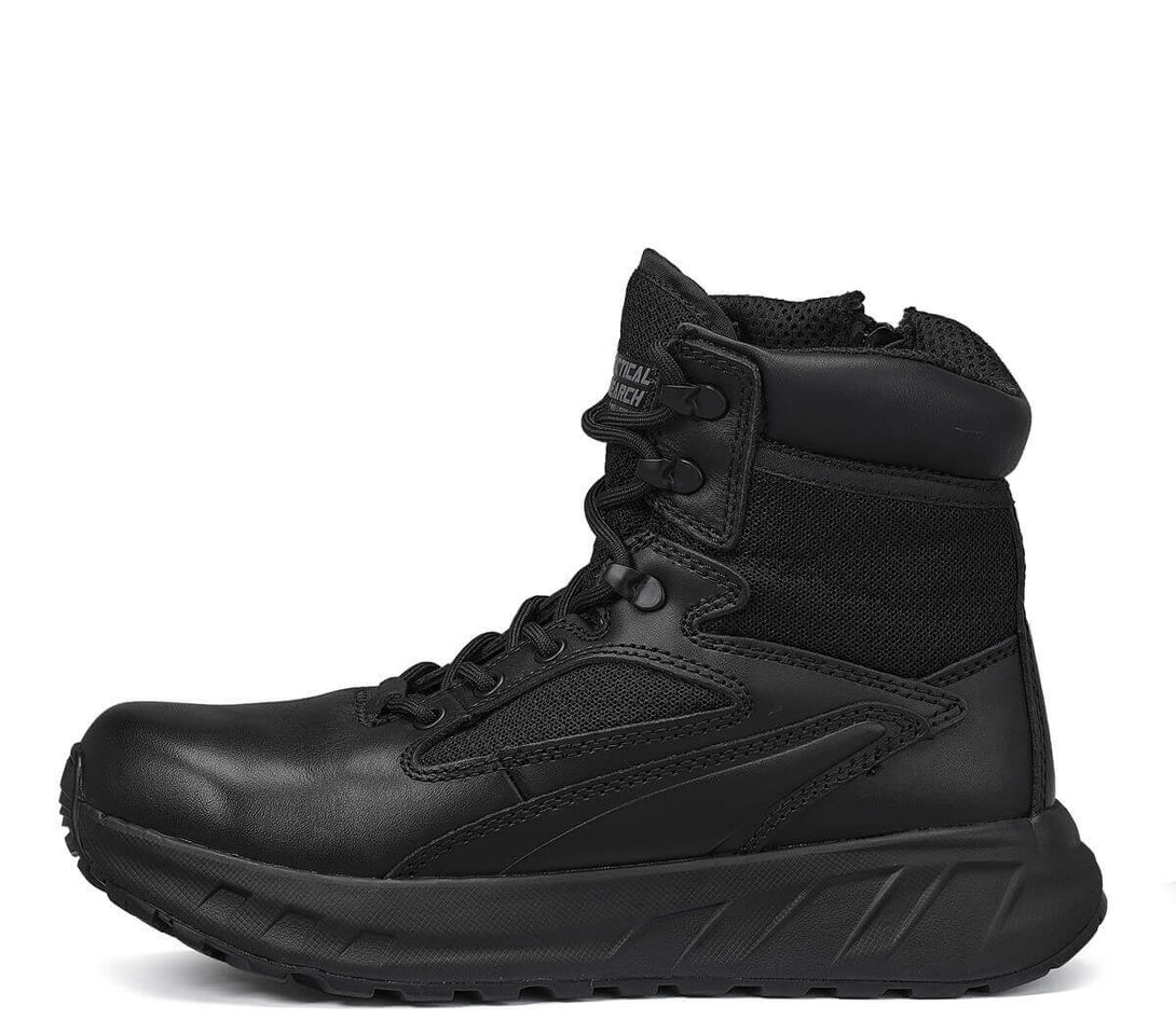 Belleville MAXX6Z 6" minimalist side zip boot profile.