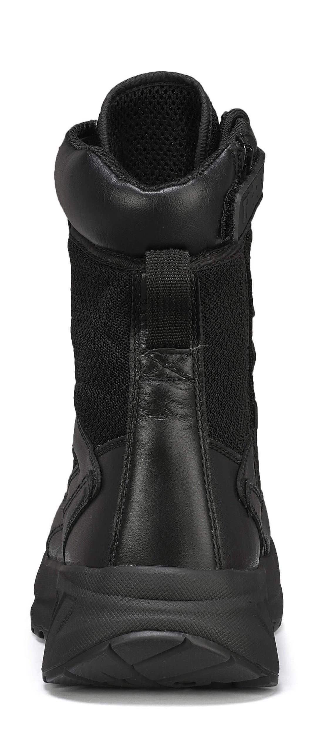 Belleville MAXX8Z 8" minimalist side zip tactical boot back.