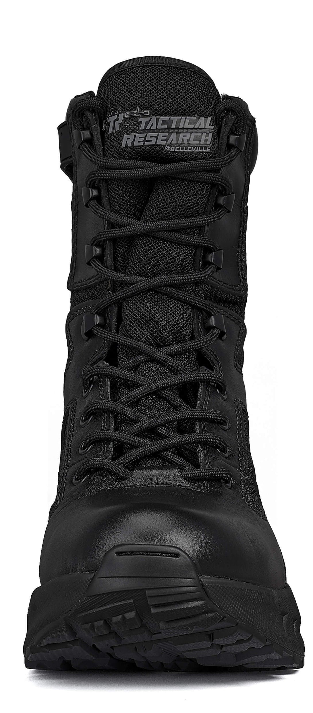 Belleville MAXX8Z 8" minimalist side zip tactical boot front.