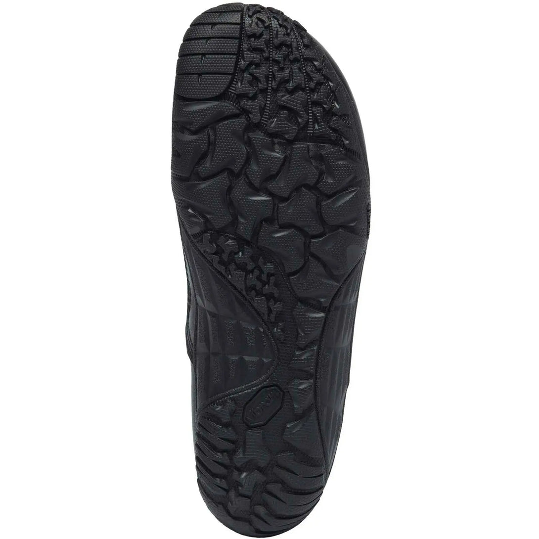 Belleville MM001 Mini-Mil Barefoot Minimalist Black Camo Shoe, bottom sole view.