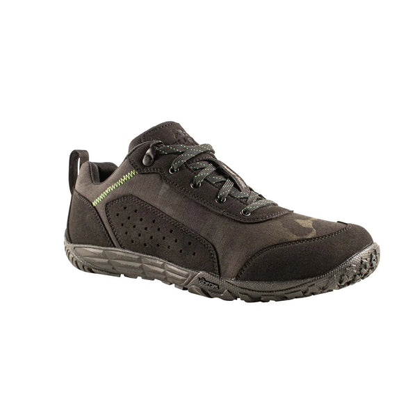 Belleville MM003 Mini-Mil Barefoot Minimalist Black Multicam Shoe, front profile view.